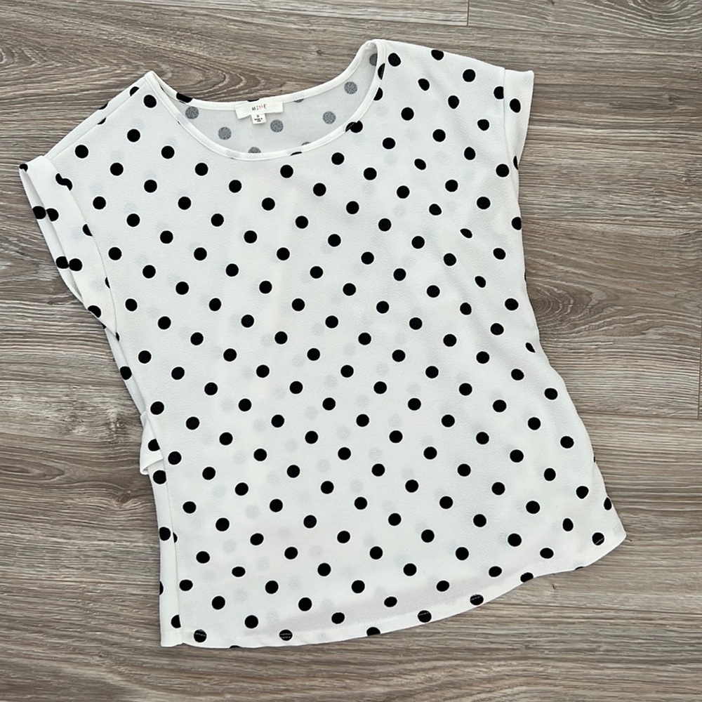 Polka dot women’s blouse